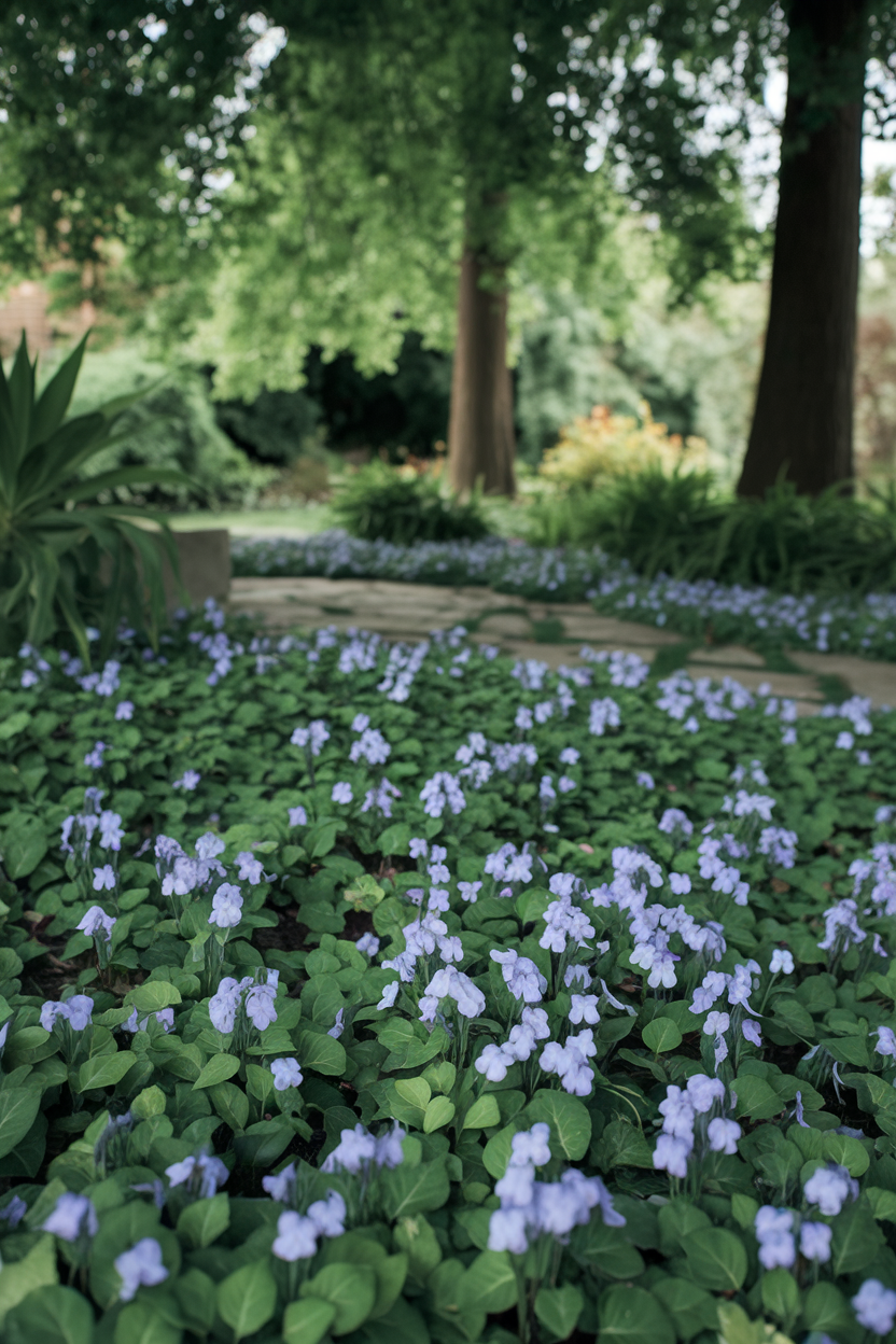 3. Vinca Minor (Periwinkle)