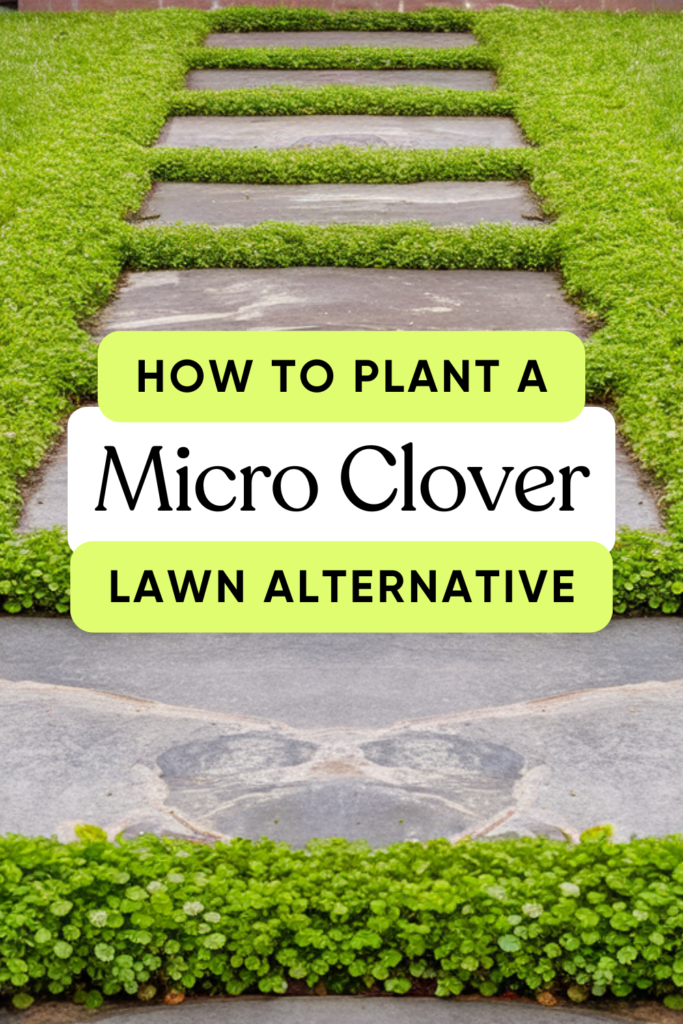 How to Plant a Micro Clover Lawn