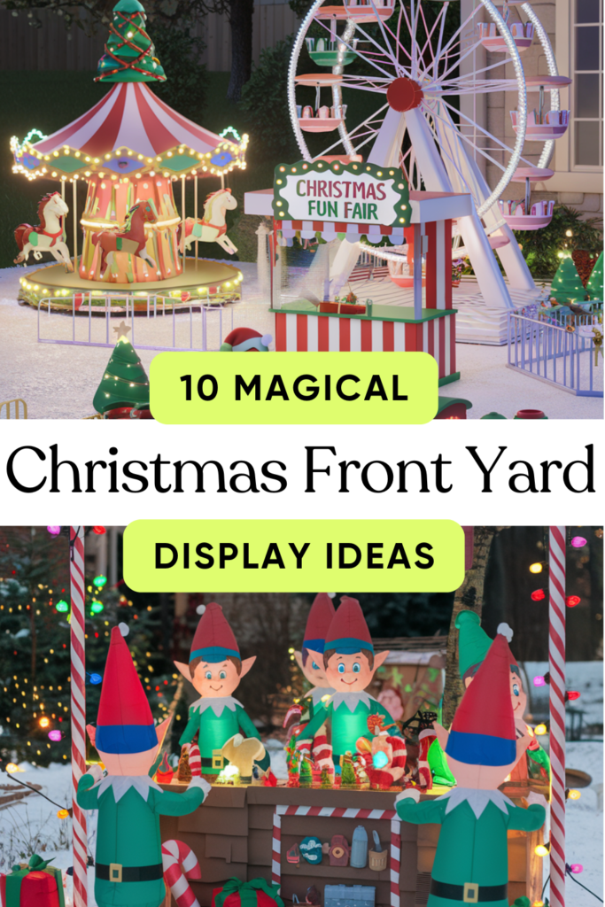 10 Magical Christmas Front Yard Display Ideas