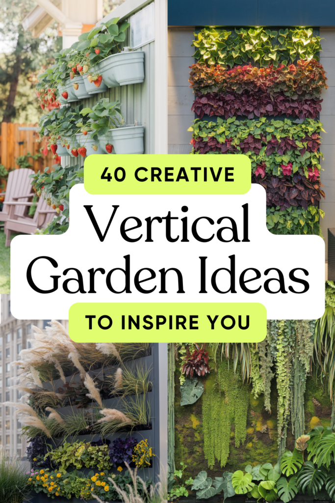 40 Creative Vertical Garden Ideas to Inspire You