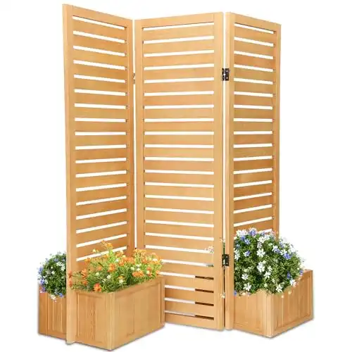 Planter Cedar Privacy Screen